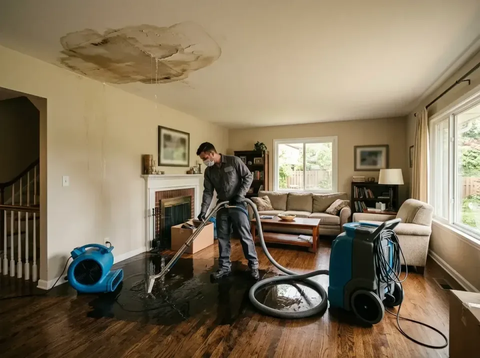 attic-pipe-burst-ceiling-drip-008 — frequently asked questions, Water Damage Restoration & Carpet Care in Cumberland, KY